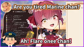 The interaction between Loli Marine and Flare 【Hololive】