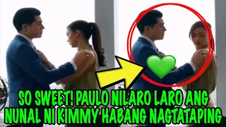 SO SWEET‼️PAULO NILARO LARO ANG NUNAL NI KIMMY HABANG NAGTATAPING