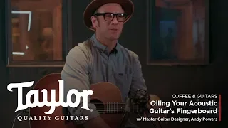 Oiling Your Acoustic Guitar's Fingerboard | Coffee & Guitars w/ Andy Powers