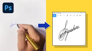 Make Your Signature Digital with Photoshop! #Shorts