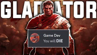 A Game Dev Challenged Me to Beat His IMPOSSIBLE GLADIATOR Game