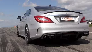 840HP Mercedes -Benz CLS63 AMG COR-Tuning - 268.50 km/h in 1/2 Mile Run!