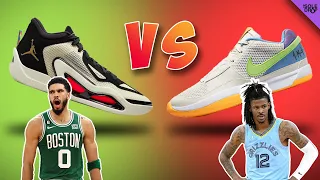 Jayson Tatum vs Ja Morant! Who's Shoe is BETTER? Nike JA 1 vs Jordan Tatum 1!