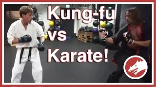 KUNGFU vs KARATE! (Real sparring)