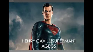 Justice League Main Characters From Oldest To Youngest(Real Name And Age) 2018