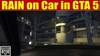 RAIN on Car in GTA 5 - 2 hours for SLEEPING, RELAXING SOUND