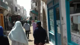 Walking through Essaouira - Morocco 1080 50p Full HD