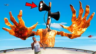 Lava SIREN HEAD Destroys LOS SANTOS in GTA 5 - Epic Battle