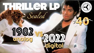 Thriller LP: Sealed 1982 (analog) vs 2022 (digital) & rec info