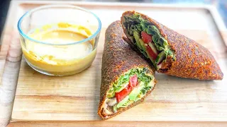 Raw Vegan Sweet Potato Wrap