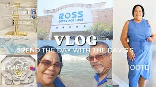 VLOG: Spend the Day with The Davis's | Shopping, Lunch, and Chilling at the Beach