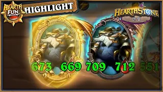 [HearthFun #124] 하스스톤 하이라이트 하스펀 전장편 Ep.124 (HearthStone BattleGrounds Highlights & Awesome Moments)