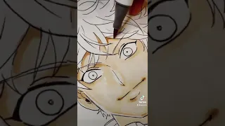 drawing yatora yaguchi of blue period 🎨 part 2 #shorts #tiktok anime art #animes #artwork MrBallen