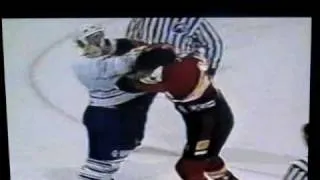 Terry Ryan VS Jody Shelley hockey fight AHL fights 1999-2000.MOV
