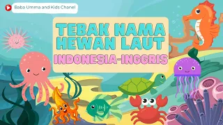 Belajar Nama-nama Hewan Laut | Binatang Laut | Learn Sea Animal Names| Baba Umma and Kids Chanel