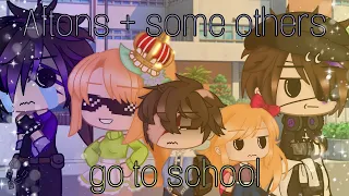 Aftons + some others go to school / My AU / FNAF / #aftonfamily #fnaf #fivenightsatfreddys #school