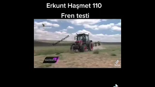 Erkunt Haşmet110 fren testi#traktörvetarım1#erkunthaşmet#frentesti#110beygir#keşfetteyiz #takip#güç