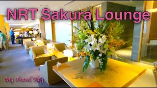 Japan Airlines Sakura Lounge at Tokyo Narita Airport | Wish I had more time here