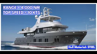 BERING 72 Steel Hull LIVEABOARD Explorer Yacht!