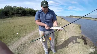 PESCA DE PEJERREY + MATUNGOS !! LA CASCADA CANAL 15