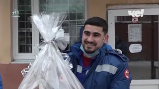 Алексей Бирюлин поздравил сотрудников скорой помощи с наступающими новогодними праздниками