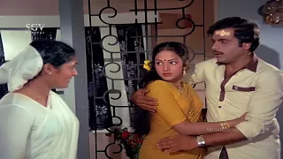 ಕೊನೆಗೂ ಹೆಂಡತಿಯನ್ನು ಪಳಗಿಸಿದ ಅಂಬರೀಶ್ | Gandandre Gandu Kannada Movie Scene | Ambarish | Nalini