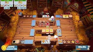 【Overcooked!2】Carnival of Chaos カオス3‐2 (2players)/score:3464