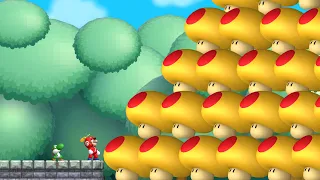 New Super Mario Bros. Wii: Arcadia Edition - 2 Player Co-Op Walkthrough Part 07