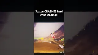 Chase Sexton HUGE crash while leading SMX Final!!! #crash #smx #supermotocross #chasesexton #fail