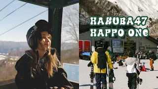 skiing in japan (hakuba47, goryu and happo one tour) | japan travel vlogs