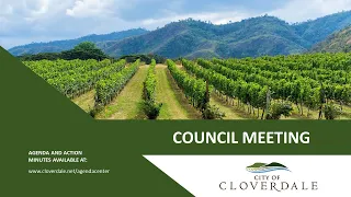 Cloverdale City Council Meeting - April 27, 2022