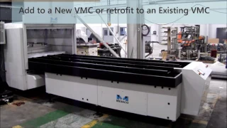 #MIDACO Automatic Single/Dual #PalletChanger shown on #YCM Vertical #MachiningCenter #CNC #Automtion