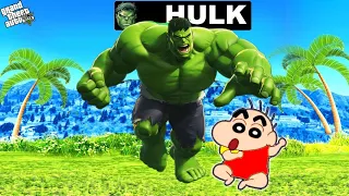 Shinchan Adopted By HULK in GTA 5...