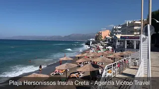 Plaja Hersonissos Insula Creta Oferte vacanta Viotop Travel