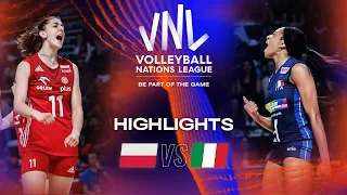 🇵🇱 POL vs. 🇮🇹 ITA - Highlights Week 1 | Women's VNL 2023