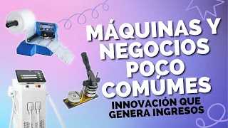 MÁQUINAS Y NEGOCIOS POCO COMÚNES | Innovación que GENERA INGRESOS🚀💡💰