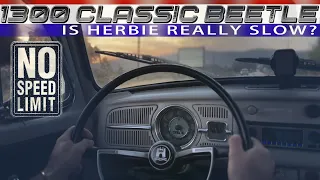 Classic Beetle 1300 - Acceleration - Top Speed
