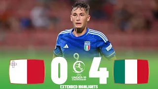 Italy vs Malta | Highlights | U19 European Championship 03-07-2023