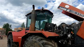 Próba uruchomienia silnika. Ciągnik ze ZŁOMU Case IH Steiger 9350. Cummins M11 310 HP.