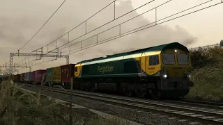 Train Simulator - 4L05 Cannock Freightliner Terminal - Felixstowe - Class 66 On WCML South