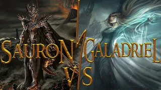 SauroN vs GaladrieL BFME 2 [PC] [HD] [RETRO]