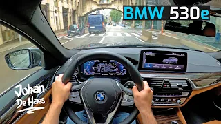 2021 BMW 530e xDRIVE TOURING PLUG-IN HYBRID 292 HP POV TEST DRIVE