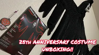 25th Anniversary Child Size Ghostface Costume Unboxing!