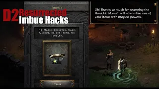 Diablo 2 Resurrected - Imbue Hacks - The BEST Item To Imbue