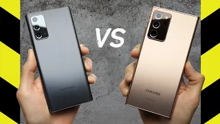 Galaxy Note 20 vs. Galaxy Note 20 Ultra Drop Test!