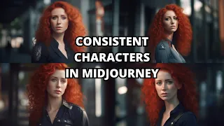 CONSISTENT Characters in Midjourney V5!