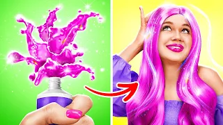 SHORT Hair VS LONG Hair Struggles! Smart BEAUTY Hacks and Funny Situations