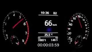 Volkswagen Jetta 1.4tsi Stage 1 acceleration (6.5s)