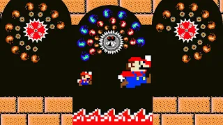 Super Mario Bros Video game: Tiny and Mario Vs Super Mega Grrrol Escape & Key Door Gold maze
