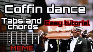 How to play coffin dance | Astronomia | Easy Guitar tabs and chords tutorial